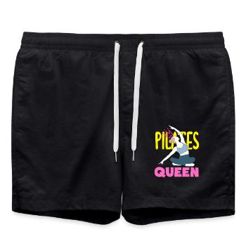 La reine du Pilates pour les fans de fitness - Short de bain - noir - Devant - AI Model Male 185 light (185cm)