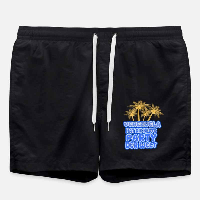 Urlaub Venezuela - Badeshorts - Schwarz