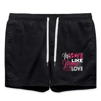 Mother's Day No Love Like Mama Love - Swim Trunks - black - Front - AI Model Male 185 light (185cm)