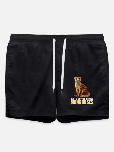 Mongoose's Mongoose - Swim Trunks - black