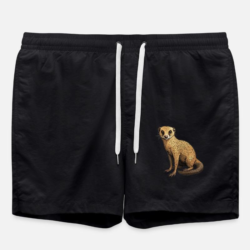 Mongoose's Mongoose - Swim Trunks - black