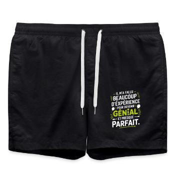 The experience has made me excellent. - Swim Trunks - black - Front - AI Model Male 185 light (185cm)