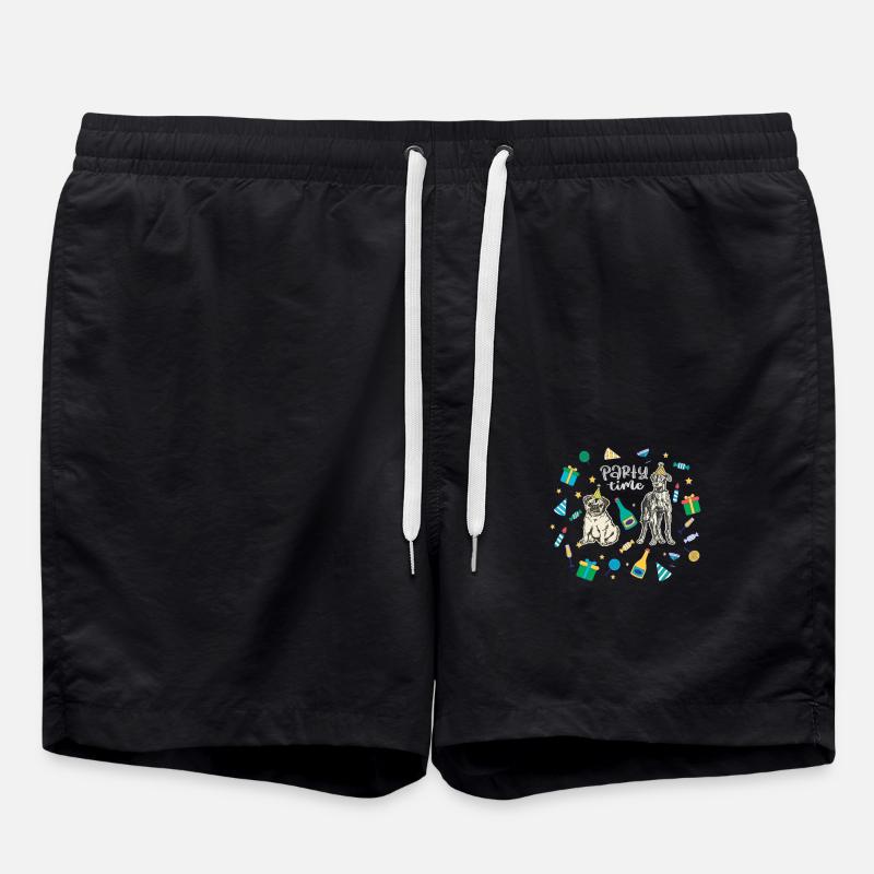 Partyhunde Party Dogs - Swim Trunks - black