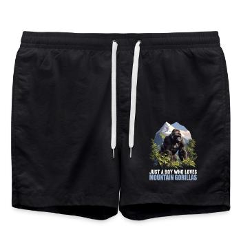Berggorillas Berggorilla - Badeshorts - Schwarz - Vorne - AI Model Male 185 light (185cm)