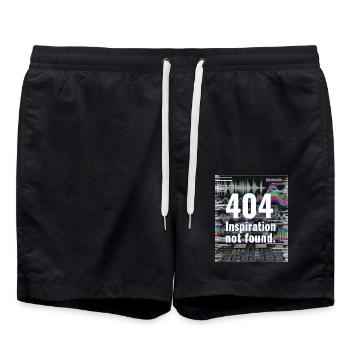 404 Inspiration not found - Swim Trunks - black - Front - AI Model Male 185 light (185cm)