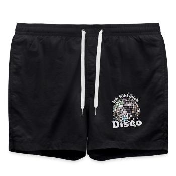 Je me sens disco ! Discothèque Discokugel Spruch - Short de bain - noir - Devant - AI Model Male 185 light (185cm)