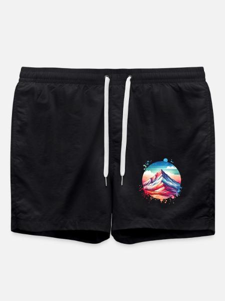 Mountain - Swim Trunks - black