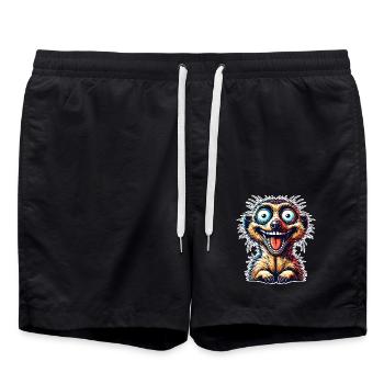 Suricate - Short de bain - noir - Devant - AI Model Male 185 light (185cm)