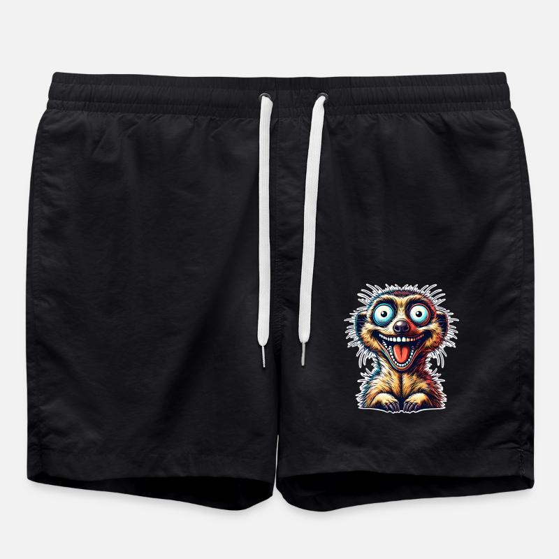 Meerkat - Swim Trunks - black