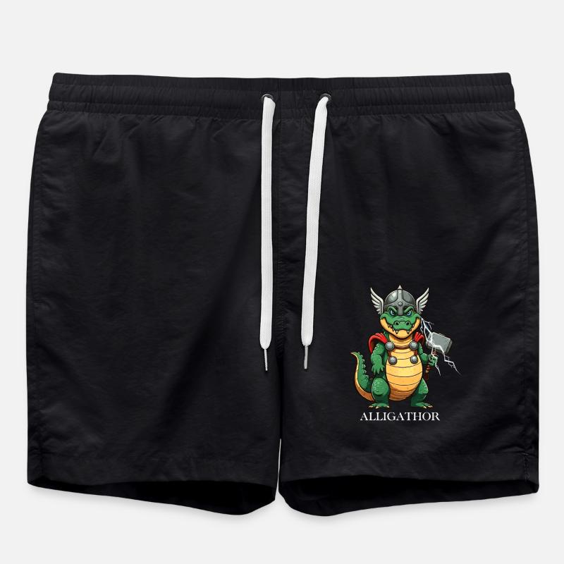 Alligathor - Badeshorts - Schwarz