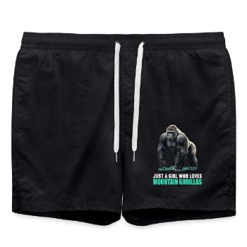 Berggorillas Berggorilla - Badeshorts - Schwarz - Vorne - AI Model Male 185 light (185cm)