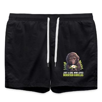 Berggorillas Berggorilla - Badeshorts - Schwarz - Vorne - AI Model Male 185 light (185cm)