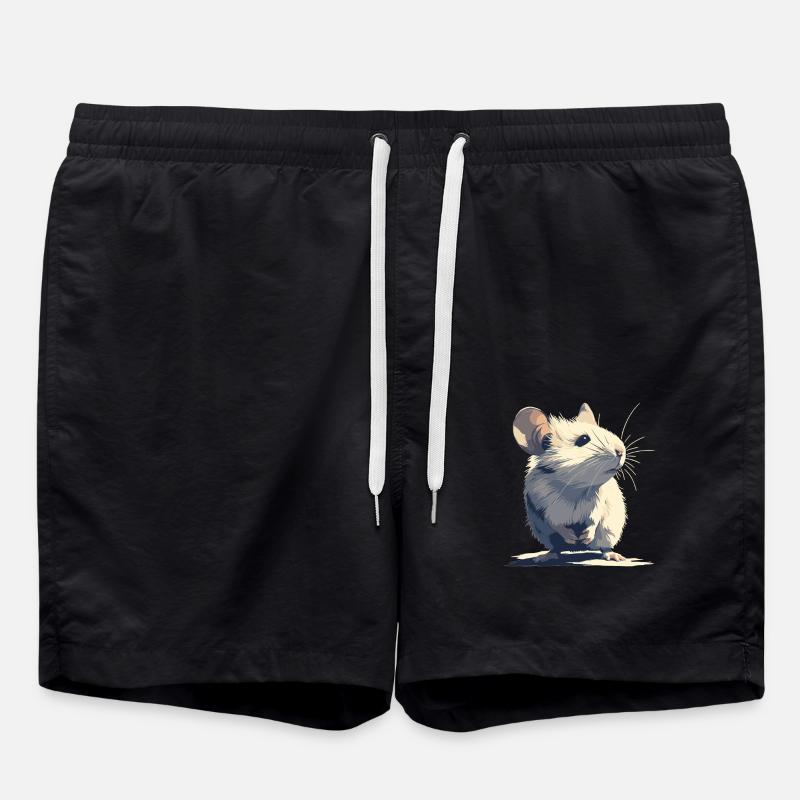 Mäuse Maus - Badeshorts - Schwarz