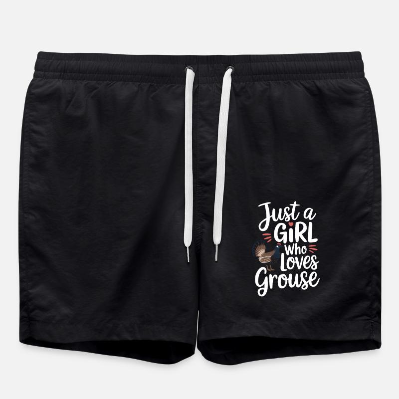 Auerhahn - Badeshorts - Schwarz