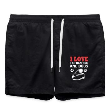 Tap Dance Dance Teacher Dancer Dancer - Swim Trunks - black - Front - AI Model Male 185 light (185cm)