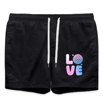 Golfers Golf - Swim Trunks - black - Front - AI Model Male 185 light (185cm)