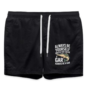 Gar - Badeshorts - Schwarz - Vorne - AI Model Male 185 light (185cm)