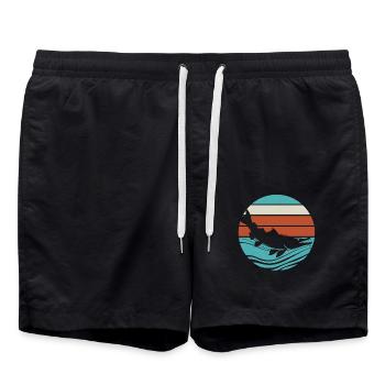 Gar - Badeshorts - Schwarz - Vorne - AI Model Male 185 light (185cm)