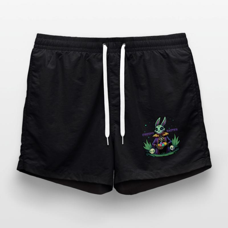 Creepy Easter - Easter Bunny - Easter Egg - Gift Swim Trunks
