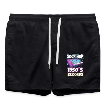 Chaussette Hop - Short de bain - noir - Devant - AI Model Male 185 light (185cm)
