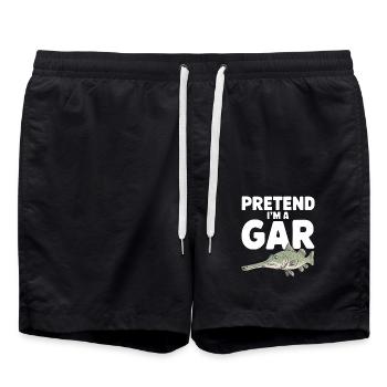 Gar - Badeshorts - Schwarz - Vorne - AI Model Male 185 light (185cm)