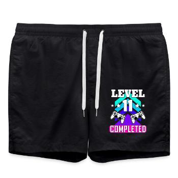 11 Anniversaire - Short de bain - noir - Devant - AI Model Male 185 light (185cm)