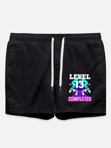 13 Anniversaire - Short de bain - noir