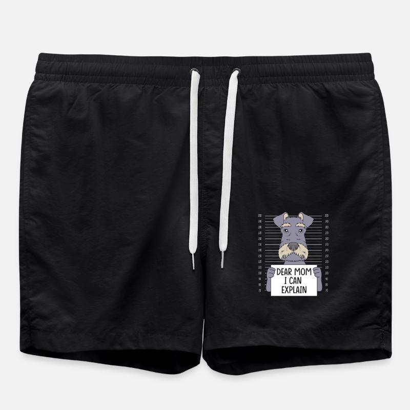 Schnauzer nain - Short de bain - noir
