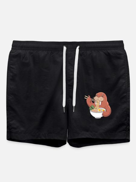 Walross - Badeshorts - Schwarz