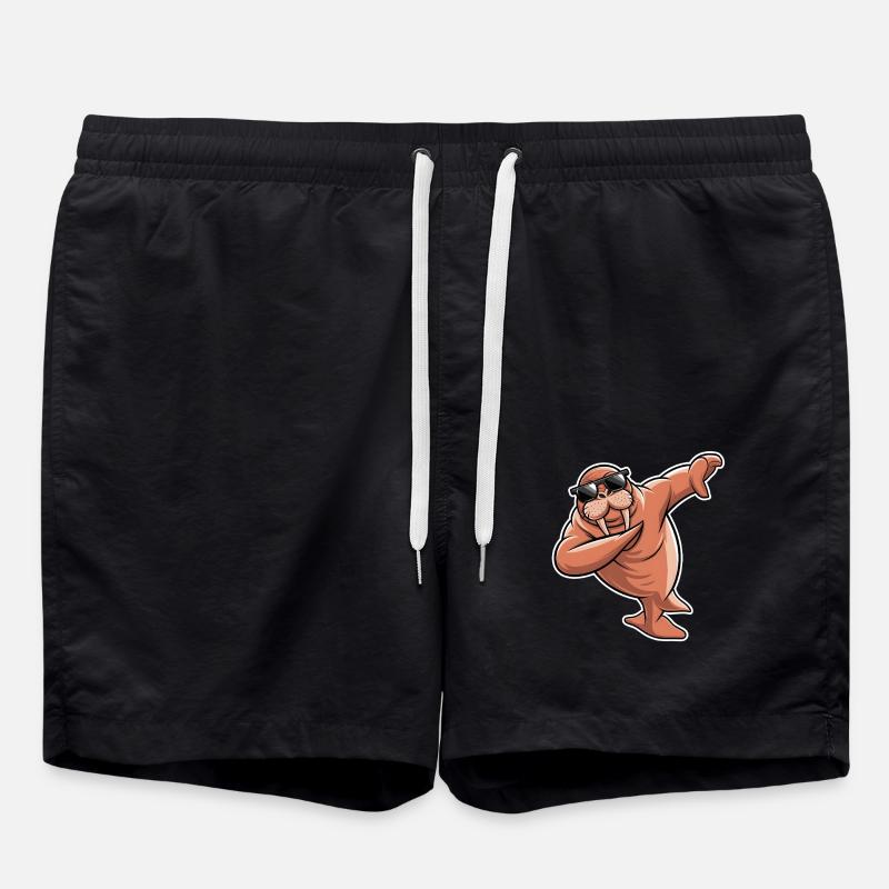 Walross - Badeshorts - Schwarz
