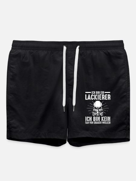 Car Painter Vehicle Painter Painter - Swim Trunks - black