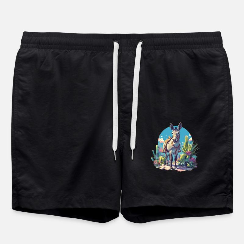 Mules Mule - Swim Trunks - black