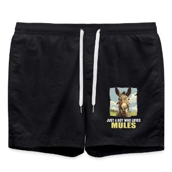 Mules Mule - Short de bain - noir - Devant - AI Model Male 185 light (185cm)