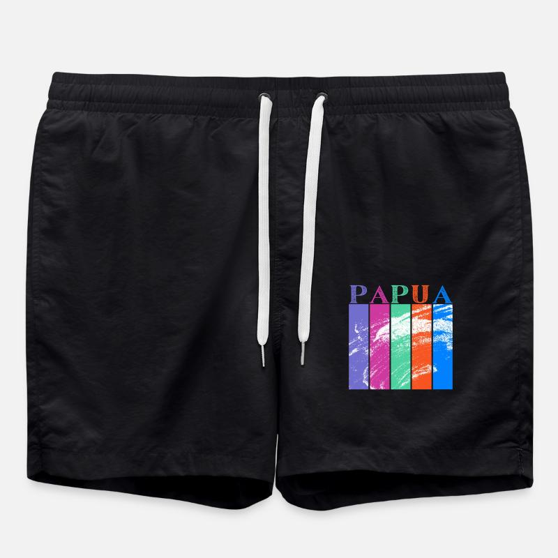 Papua Indonesia - Swim Trunks - black