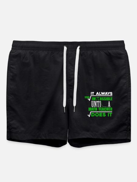 Pi Day Funny Pi Day - Swim Trunks - black