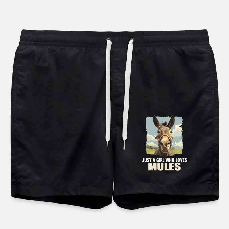 Mules Mule - Swim Trunks - black