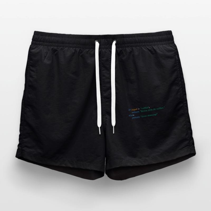 Coffee Code Programmer Computer Science Gift Swim Trunks