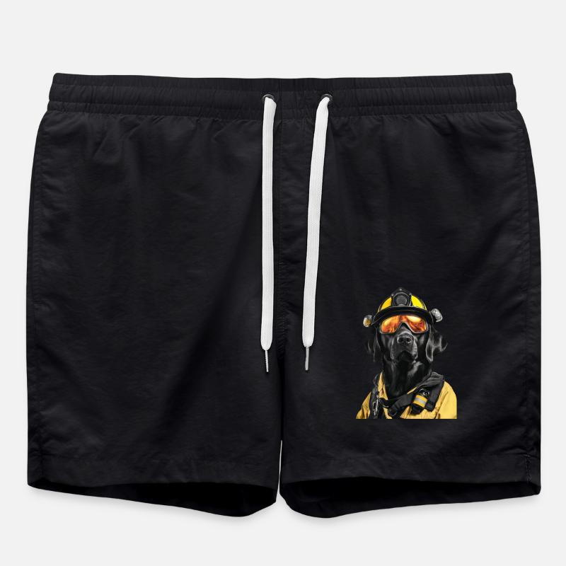 Labrador Retriever - Badeshorts - Schwarz
