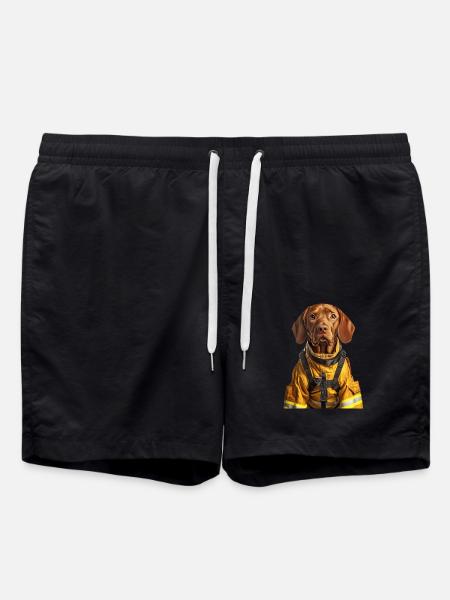 Vizsla - Badeshorts - Schwarz