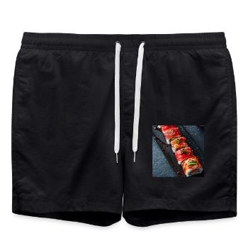 Sushi - Badeshorts - Schwarz - Vorne - AI Model Male 185 light (185cm)