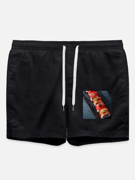 Sushi - Badeshorts - Schwarz