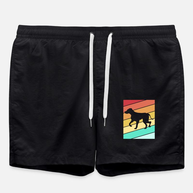 Rhodesian Ridgeback - Swim Trunks - black