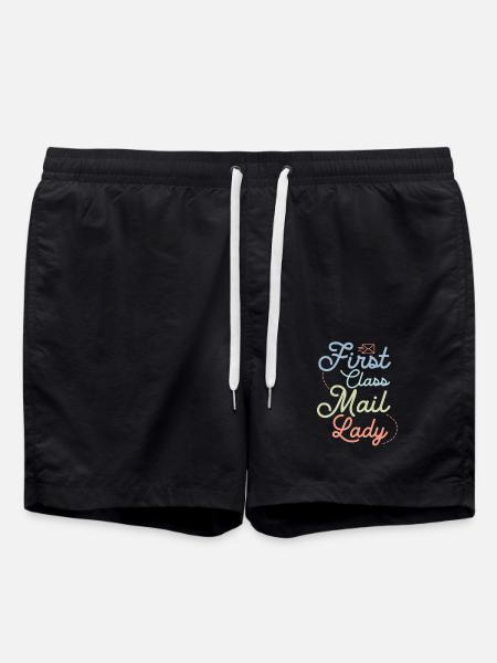 Førsteklasses post Lady Postal Worker Mail - Badeshorts - svart