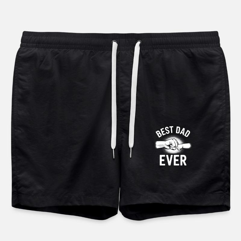Best Dad Ever – Faust - Swim Trunks - black