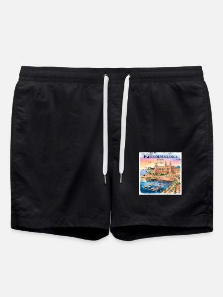 Palma de Mallorca - Swim Trunks - black