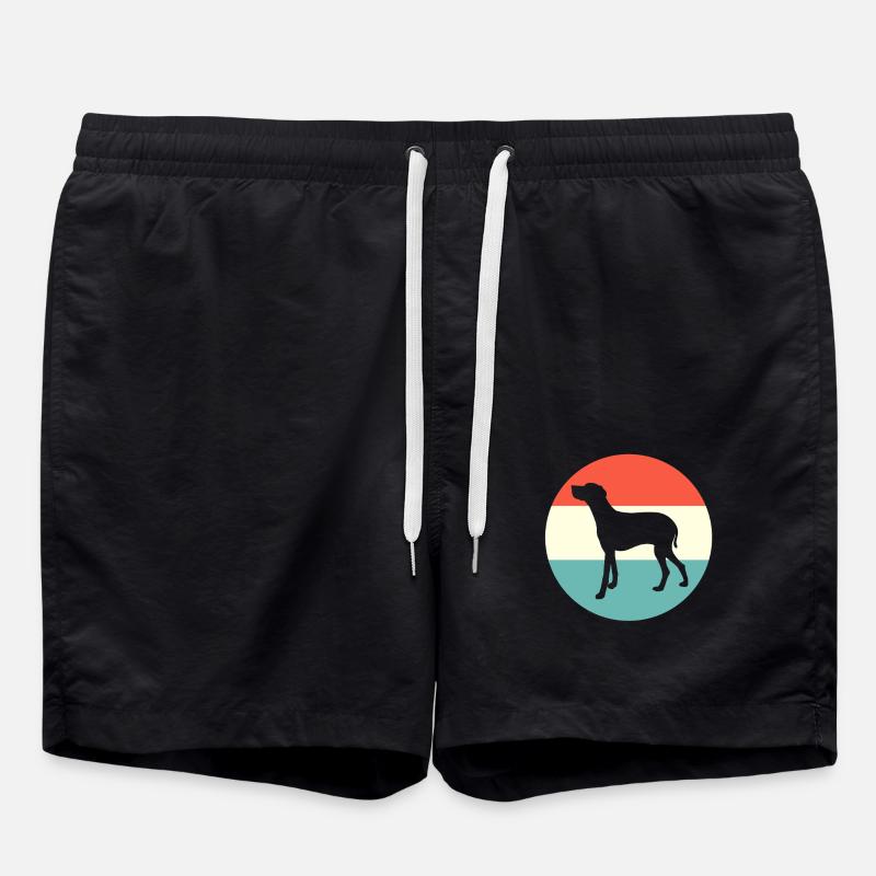 Weimaraner - Swim Trunks - black