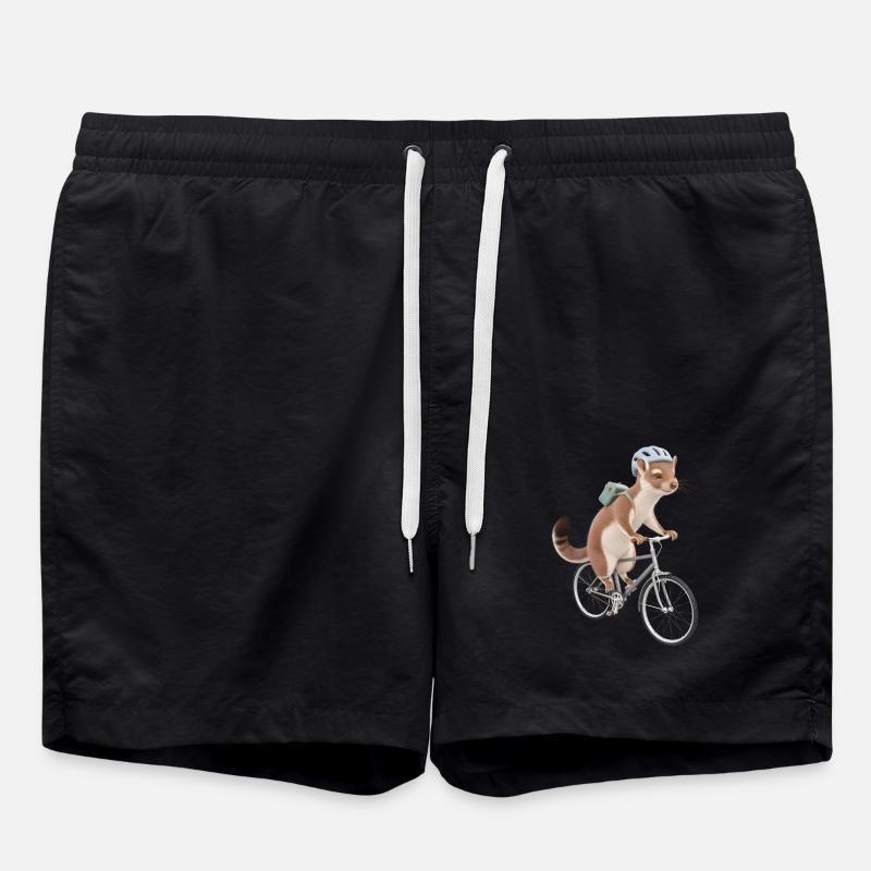 Wiesel - Badeshorts - Schwarz
