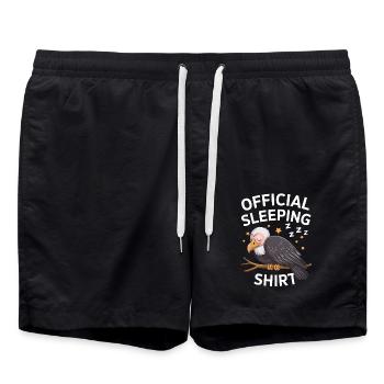 Geier - Badeshorts - Schwarz - Vorne - AI Model Male 185 light (185cm)