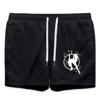 Anneau aérien Aerialist Anneau d’air Lyra - Short de bain - noir - Devant - AI Model Male 185 light (185cm)