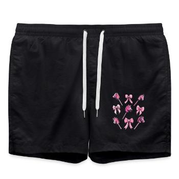 Hobby Horsing Steckenpferd Horse Pferde Reiten - Badeshorts - Schwarz - Vorne - AI Model Male 185 light (185cm)